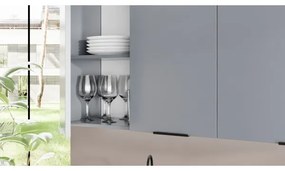PEARL konyhabútor 240 cm szürke