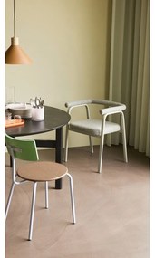 Bézs kárpitozott karfás étkezőfotel szett 2 db-os Ecto – Hübsch