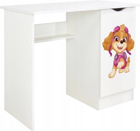 Gyerek íróasztal Mancs Őrjárat szekrénysel 90x50x77 – Tanulás és játék