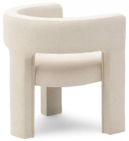 Világos bézs design kialakítású fotel ALPAH LOOP