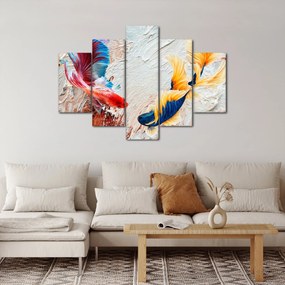 Kép - harcoló hal (150x105 cm)