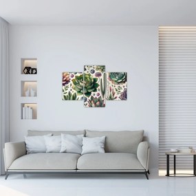 Kép - Pozsgás növények (90x60 cm)