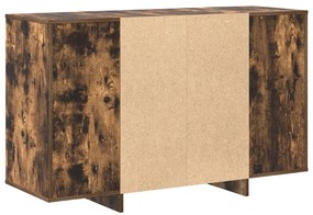 Füstölt tölgy vitrine Füstölt tölgy Szerelt fa 120 x 41 x 75 cm