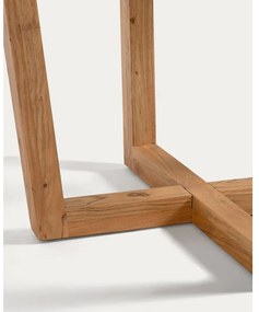 Natúr színű akácfa kerek étkezőasztal ø 120 cm Nahla – Kave Home