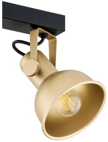 Argon 7144 - Spotlámpa LENORA 2xE14/7W/230V arany/fekete