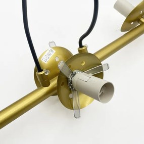 Brilagi - Kábeles csillár MALONY 6xE14/20W/230V arany