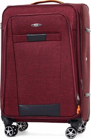 Piros textil kabinbőrönd „Navigator” - méret M