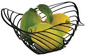 Design gyümölcstároló Trinity 12 B, fekete, átm. 26 cm - Alessi