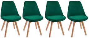 Étkezőszékek 4db Skandináv stílus Green Glamor