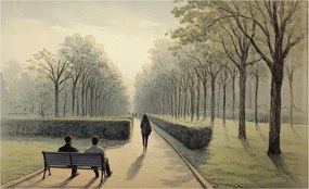 Fotótapéta Flizelin Fali Ragasztó Park szett 416x254 Ragasztó