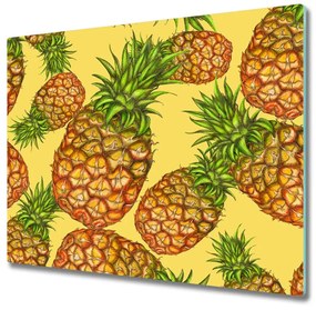 Üveg vágódeszka ananász 60x52 cm