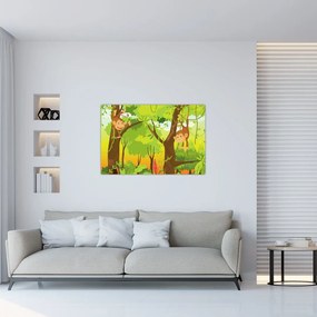 Kép - majmok (90x60 cm)