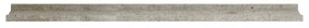 4 db betonszürke fali polc 100 x 9 x 3 cm
