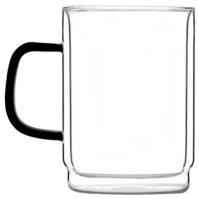 Carbon 2 db-os doplafalú bögre szett, 350 ml - Vialli Design
