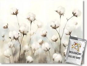 Fotótapéta Flizelina Természet Virágok Pamut Pehely 350x250 ragasztó