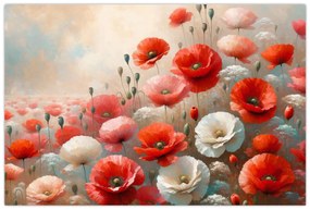 Kép - Pipacsok festménye (90x60 cm)
