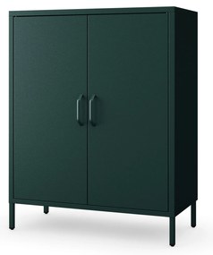 Szafka z półkami VITO, 800 x 1015 x 400 mm, Modern: butelkowa zieleń