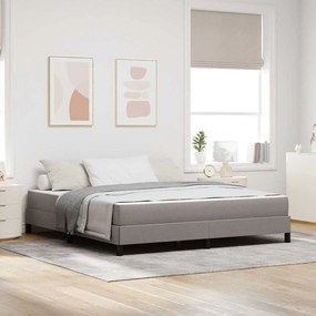 Boxrugós ágy matracmal Tópszínű 180 x 200 cm szövet