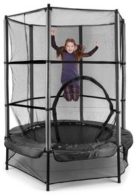 Rocketkid, trambulin, Ø140cm, biztonsági háló, bungee felfüggesztés, 3 éves kortól