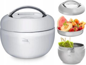 Termosz Uzsonnás doboz Thermo Tál Tányér Lunchbox Acél Orion 1,3l