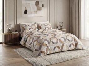 Mikroszálas ágyneműhuzat CIRELLO barna-szürke Ágyneműhuzat mérete: 70 x 90 cm | 140 x 200 cm