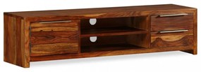 Tömör kelet-indiai rózsafa TV-állvány 120 x 30 x 30 cm