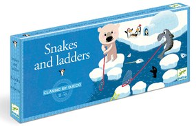 Társasjáték klasszikus - Kígyók és létrák - Snake and ladders