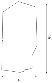 Fali lámpa WALL 1xGU10/8W/230V fehér/réz