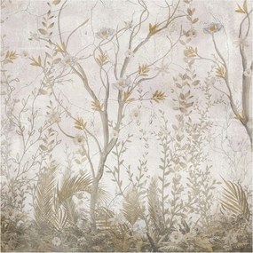 Dekoratív fotótapéta falra Könnyű összeszerelés Erdei sarok 250x250 Ragasztó