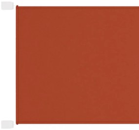 terrakotta oxford-szövet függőleges napellenző 180 x 600 cm
