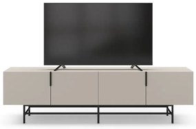 Krémszínű TV-állvány 200x54,5 cm Eldia – Marckeric