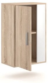 Nappali szekrénysor BRICK sonoma tölgy/fehér