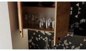 CLAIRE 180 cm-es konyhabútor, craft tölgy kivitelben