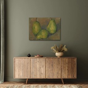 Kép - Paul Cézanne, Three Pears, reprodukciók (70x50 cm)
