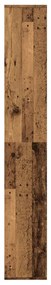 antik fa színű fa térelválasztó könyvespolc 67 x 25 x 161,5 cm
