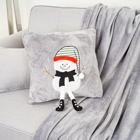 4Home Frosty Snowman karácsonyi takaró, 150 x 200 cm