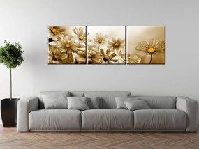 Gario Vászonkép Virágos szépség - 3 részes Méret: 90 x 60  cm