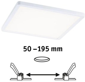 Paulmann 93060 - AREO beépíthető LED/16W lámpatest, IP44, szabályozható, fürdőszobai, 230V