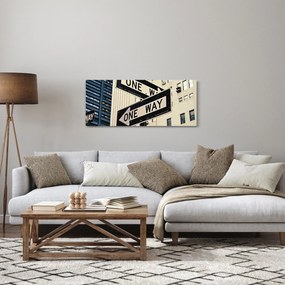 Kép - New York ONE WAY (120x50 cm)