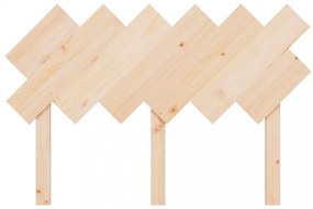 tömör fenyőfa ágyfejtámla 122,5x3x80,5 cm