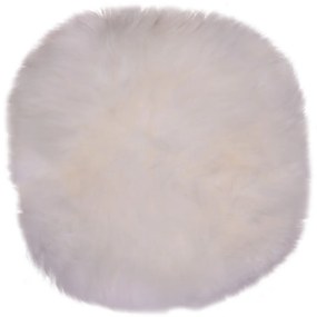 Circle fehér bárányszőrme, ⌀ 35 cm - House Nordic