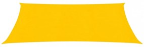 sárga HDPE napvitorla 160 g/m² 3 x 4 m