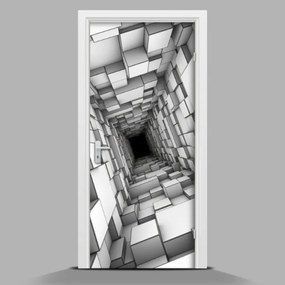 Ajtó tapéta Abstrakcjyjna geometria wallmur-pl-f-55216784