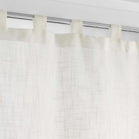 Krémszínű átlátszó függöny szett 2 db-os 60x90 cm Haltona – douceur d'intérieur
