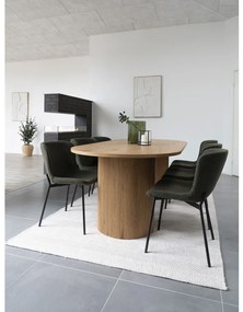 Boavista ovális étkezőasztal 210x100 cm tölgy
