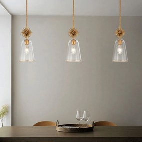 Elstead lighting klasszikus függeszték staring átlátszó arany elsstaring-mpdgclear