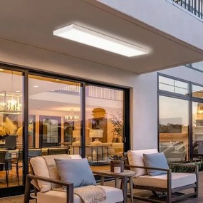 Brilagi - LED Fürdőszobai mennyezeti lámpa FRAME LED/50W/230V 120x30 cm IP44 fehér