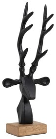 Fém szobor (magasság 34 cm) Reindeer Head – PT LIVING