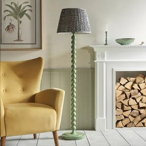 Endon 114634 - Állólámpa HIGGLEDY 1xE27/10W/230V zöld/szürke