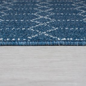 Sötétkék mosható futószőnyeg 57x230 cm Argyll – Flair Rugs